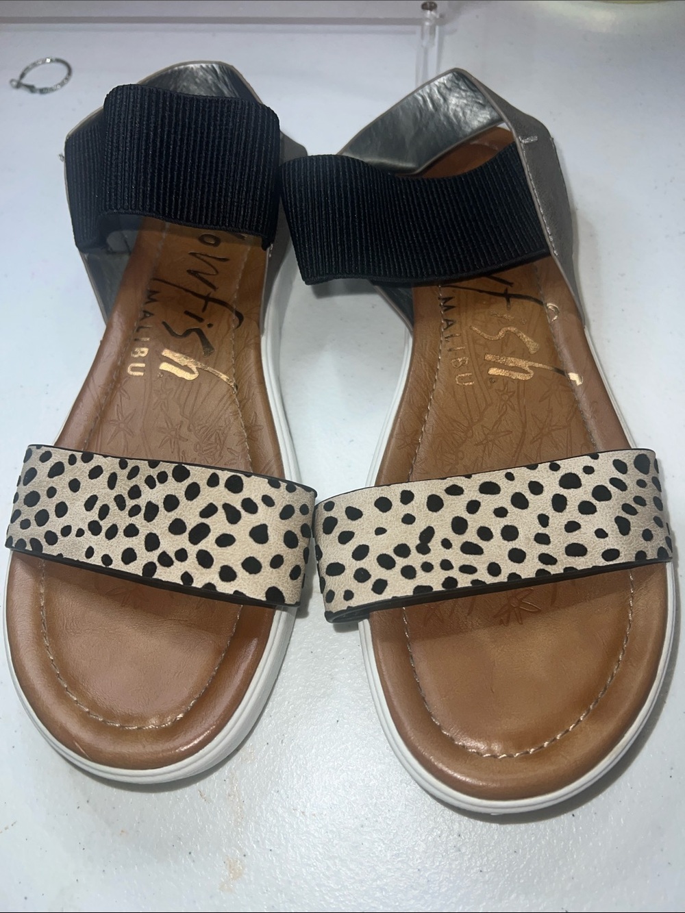 Blowfish Malibu Tia animal print sandals